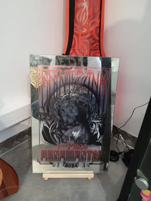 trophee international tattoo convention saint god ink 1ere place ornement villeneuve de rivière 2024